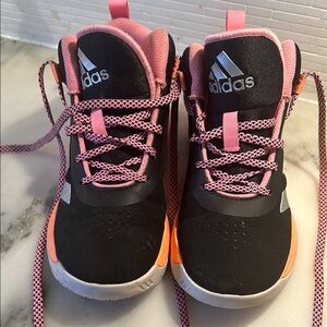 Adidas Kids Shoes - Black and Pink